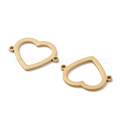 Ion Plating(IP) 304 Stainless Steel Hollow Connector Charms&nbsp;STAS-P332-07G