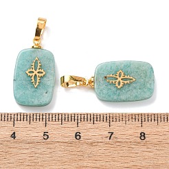 Natural Amazonite Pendants&nbsp;G-G461-07G-08