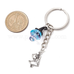Halloween Alloy & Glass Pendant Decoration&nbsp;KEYC-JKC00898