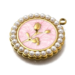 304 Stainless Steel Enamel Pendants&nbsp;STAS-Z163-20G-02