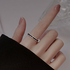 Brass Enamel Cuff Open Rings for Women&nbsp;FS-WGAB57B-01