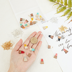 DIY 2 Colors Dangle Earring Making Kits&nbsp;DIY-OC0006-49