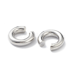 Rack Plating Brass Ring Cuff Earrings for Women&nbsp;EJEW-H135-01P-02