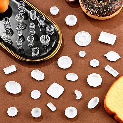 2Sets DIY Plastic Miniature Tableware Plate Dishes Set&nbsp;AJEW-YW0001-44