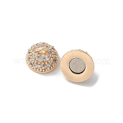 Brass Micro Pave Cubic Zirconia Magnetic Clasps&nbsp;KK-U052-16G