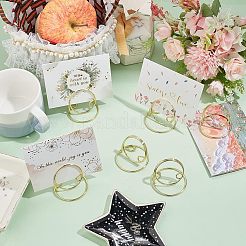 Iron Place Card Holders&nbsp;AJEW-WH0318-01G