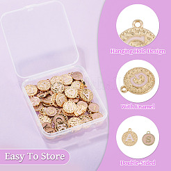 2Bags 2 Styles Alloy Enamel Pendants&nbsp;ENAM-TA0003-53A