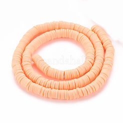 Handmade Polymer Clay Bead Strands&nbsp;X-CLAY-T002-6mm-46