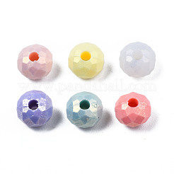 Spray Painted Acrylic Beads&nbsp;MACR-S280-03