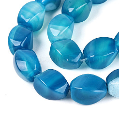 Dyed & Heated Natural Agate Beads Strands&nbsp;G-N359-14A-03