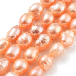 Natural Cultured Freshwater Pearl Beads Strands&nbsp;PEAR-P062-29B