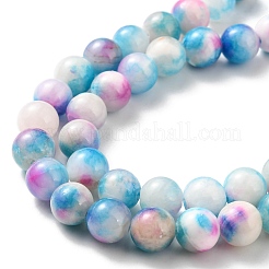 Jade Beads Strands&nbsp;G-D264-8mm-XH10