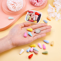 42Pcs 21 Colors Silicone Focal Beads&nbsp;SIL-TA0001-08