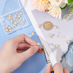 20Pcs Brass Micro Pave Clear Cubic Zirconia Stud Earring Findindgs&nbsp;KK-BC0009-88