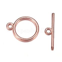 Tibetan Style Toggle Clasps&nbsp;X-TIBE-A12208-RG-NR
