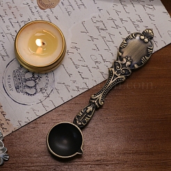Brass Handle Wax Sealing Stamp Melting Spoon&nbsp;PW-WG90433-01