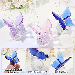 1Pc Glass Crytsal Butterfly Display Decorations&nbsp;LAMP-CN0001-01B