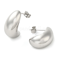 Non-Tarnish 304 Stainless Steel Studs Earrings&nbsp;EJEW-K277-03P