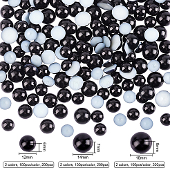 ABS Plastic Imitation Pearl Cabochons&nbsp;SACR-OC0001-02