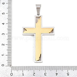 304 Stainless Steel Rhinestone Pendants&nbsp;STAS-B137-06GP