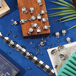 50Pcs Skull Alloy Rivets&nbsp;FIND-CA0011-72B-P