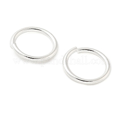 Brass Open Jump Rings&nbsp;KK-M165-9mm-01S-RS