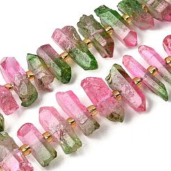 Electroplated Natural Quartz Crystal Beads Strands&nbsp;G-F800-D