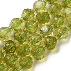 Natural Olive Quartz Beads Strands&nbsp;G-K387-A01-02