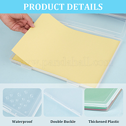 Transparent Plastic Packaging Boxes with Hinged Lid&nbsp;AJEW-WH20060-89