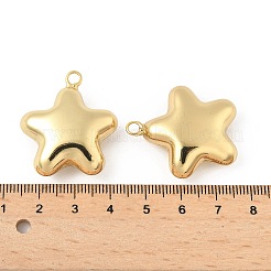 Star Brass Pendants&nbsp;KK-M327-08A-G