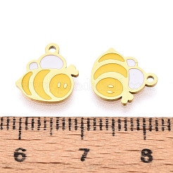304 Stainless Steel Enamel Charms&nbsp;STAS-T065-44G
