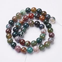Natural Indian Agate Beads Strands&nbsp;GSR002