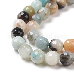 Natural Flower Amazonite Beads Strands&nbsp;G-E571-26B