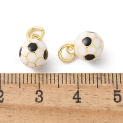 Brass Enamel Pendants&nbsp;KK-P294-38G-M