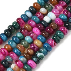 Natural Banded Agate Beads Strands&nbsp;G-F790-I01-01Q