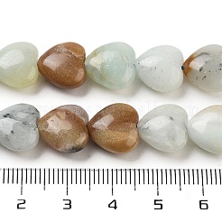 Natural Flower Amazonite Beads Strands&nbsp;G-B022-29C