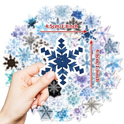 50Pcs Snowflake Paper Stickers&nbsp;DIY-P085-04