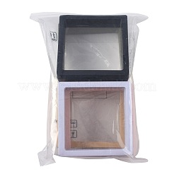 5Pcs Square Transparent PE Thin Film Suspension Jewelry Display Box&nbsp;CON-FS0001-19D