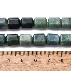 Natural Moss Agate Beads Strands&nbsp;G-R015-A01