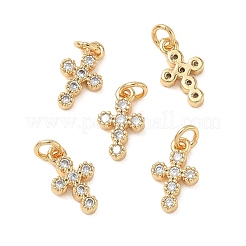 SHEGRACE Brass Micro Pave Cubic Zirconia Pendants&nbsp;XGRQ3D520-491G