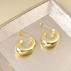 Brass Stud Earrings&nbsp;KK-CBAD851-25G
