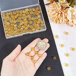 2 Strands Synthetic Citrine Beads Strands&nbsp;G-GO0001-26B