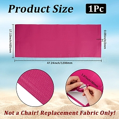 1Pc Canvas Beach Chair Replacement Fabric&nbsp;AJEW-GF0015-48B