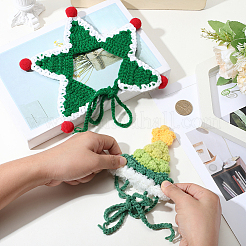 1Pc Cotton Pet Hat & 1Pc Star Collar Sets&nbsp;AJEW-GF0012-52