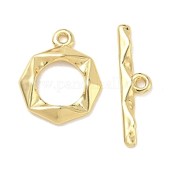 Brass Toggle Clasps&nbsp;KK-CBA42CA-01C-G