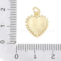 Brass Micro Pave Cubic Zirconia Pendants&nbsp;KK-F938-31G-01