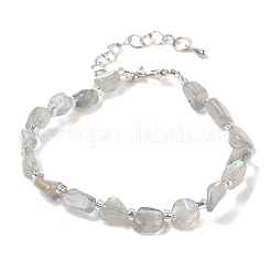 Natural Labradorite Chips Bracelets for Women&nbsp;BJEW-H623-01S-06