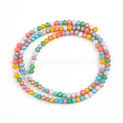 Faceted Glass Beads Strands&nbsp;X-GLAA-G074-B03