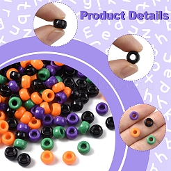 800Pcs 4 Colors Opaque Plastic Beads&nbsp;KY-FS0001-41