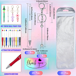 DIY Beadable Keychain Pens Making Kits&nbsp;DIY-BM0002-74